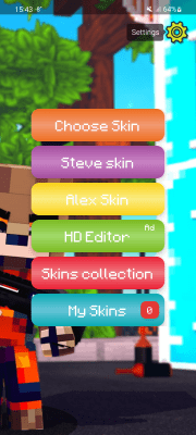 Capture d'écran de l'application Editeur de skin pour Minecraft PE (3D) - #9