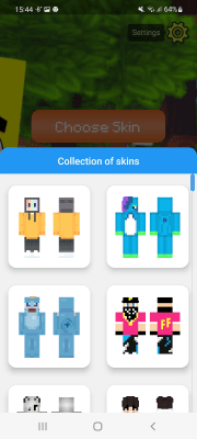 Capture d'écran de l'application Editeur de skin pour Minecraft PE (3D) - #10