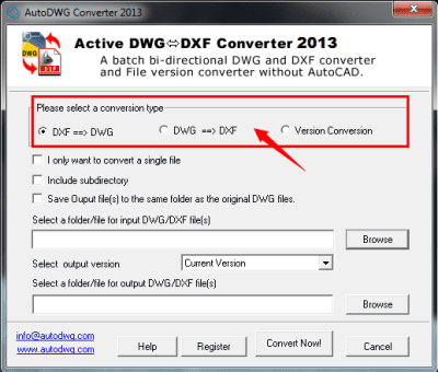 Capture d'écran de l'application DWG DXF Converter - #1