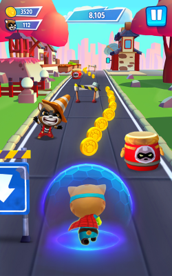 Capture d'écran de l'application Talking Tom : La chasse aux héros - #3