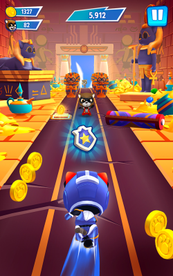 Capture d'écran de l'application Talking Tom : La chasse aux héros - #4