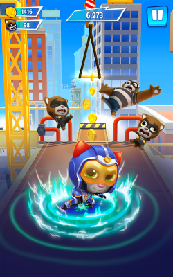 Capture d'écran de l'application Talking Tom : La chasse aux héros - #5