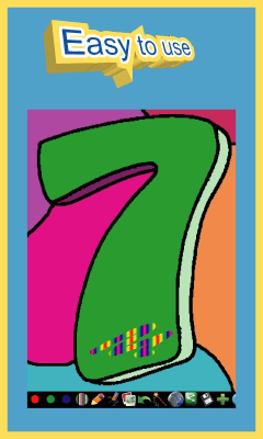 Capture d'écran de l'application Coloriage pour enfants - Numéros - #2