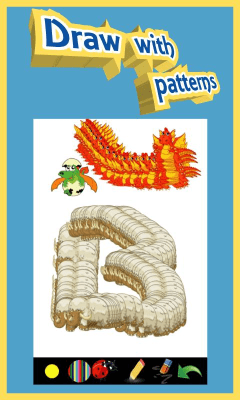 Capture d'écran de l'application Coloriage pour enfants - Dinosaure - #6