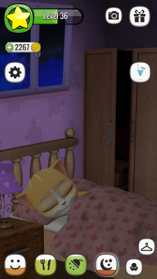 Capture d'écran de l'application Mon chat parlant Emma - Animal de compagnie virtuel - #8