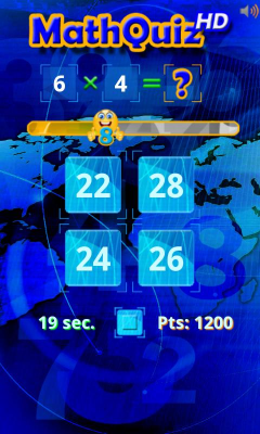 Capture d'écran de l'application Math Quiz HD - #3