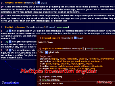 Capture d'écran de l'application Dictionary .NET - #2
