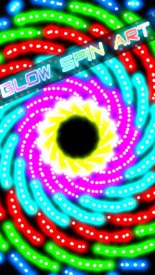 Capture d'écran de l'application Glow Spin Art - #1