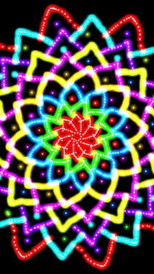 Capture d'écran de l'application Glow Spin Art - #3