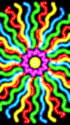 Capture d'écran de l'application Glow Spin Art - #4