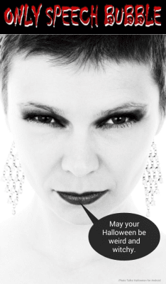 Capture d'écran de l'application Photo talks Halloween - #4