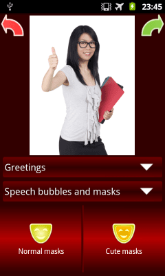 Capture d'écran de l'application Photo talks Halloween - #7