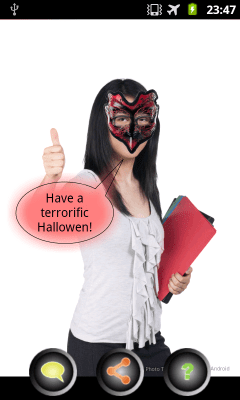 Capture d'écran de l'application Photo talks Halloween - #8