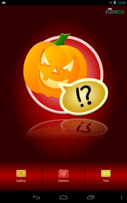 Capture d'écran de l'application Photo talks Halloween - #9