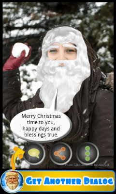 Capture d'écran de l'application Photo talks New Year-Christmas - #3