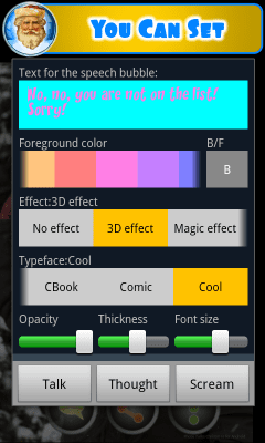 Capture d'écran de l'application Photo talks New Year-Christmas - #7