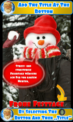 Capture d'écran de l'application Photo talks New Year-Christmas - #8