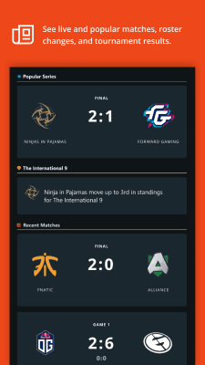 Capture d'écran de l'application Dota Pro Circuit - #5