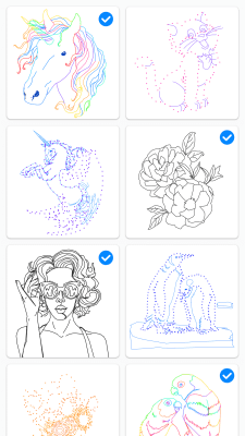 Capture d'écran de l'application Dot to Dot to Coloring - #1