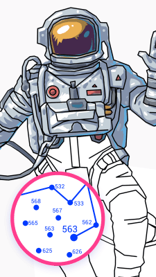 Capture d'écran de l'application Dot to Dot to Coloring - #7