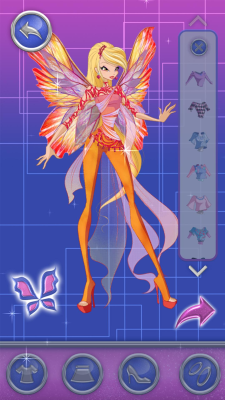 Capture d'écran de l'application World of Winx - Dress Up - #3