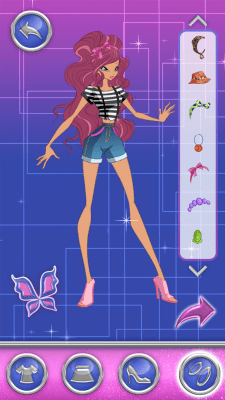 Capture d'écran de l'application World of Winx - Dress Up - #4