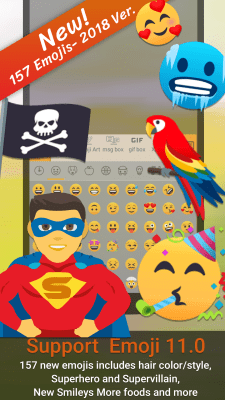 Capture d'écran de l'application plugin ai.type Emoji Keyboard - #1