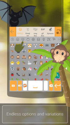 Capture d'écran de l'application plugin ai.type Emoji Keyboard - #3