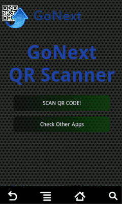 Capture d'écran de l'application QR Scanner Go Next! - #1