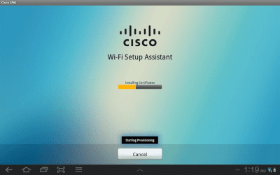 Capture d'écran de l'application Cisco Network Setup Assistant - #4