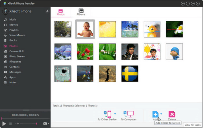 Capture d'écran de l'application Xilisoft iPhone Transfer - #3