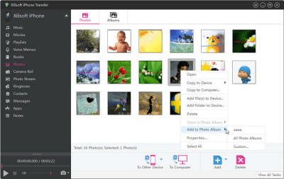 Capture d'écran de l'application Xilisoft iPhone Transfer - #4