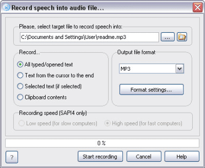 Capture d'écran de l'application Speaking Notepad 5 - #3