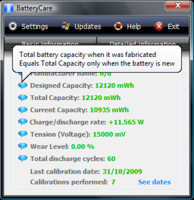 Capture d'écran de l'application BatteryCare - #7