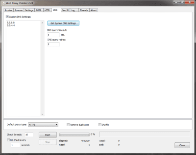 Capture d'écran de l'application Web Proxy Checker - #6