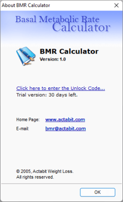 Capture d'écran de l'application BMR Calculator - #3