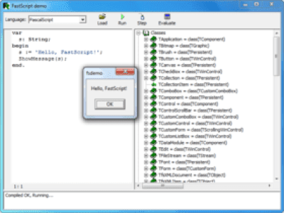 Capture d'écran de l'application FastScript - #2