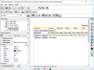 Capture d'écran de l'application Database Tour - #4
