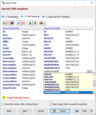 Capture d'écran de l'application Database Tour - #5