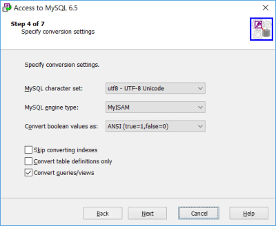 Capture d'écran de l'application Access-to-Mysql - #4