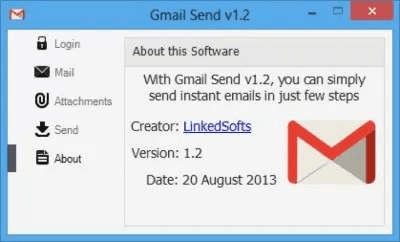 Capture d'écran de l'application Gmail Send - #1