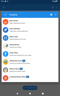 Capture d'écran de l'application Flashcards - #8