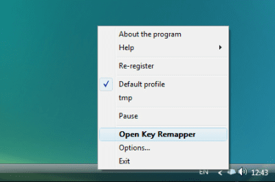 Capture d'écran de l'application ATNSoft Key Remapper - #4