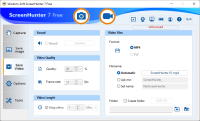 Capture d'écran de l'application ScreenHunter Free - #3
