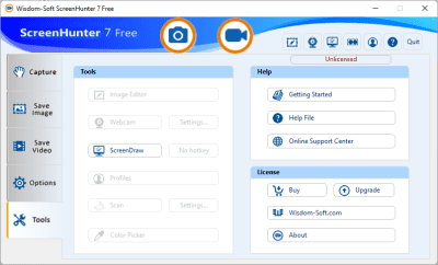 Capture d'écran de l'application ScreenHunter Free - #5