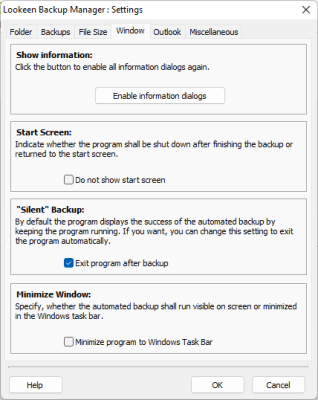 Capture d'écran de l'application Lookeen Backup - #4