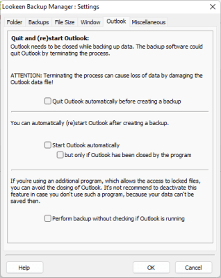 Capture d'écran de l'application Lookeen Backup - #5