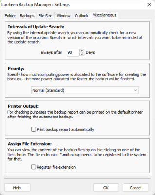 Capture d'écran de l'application Lookeen Backup - #6