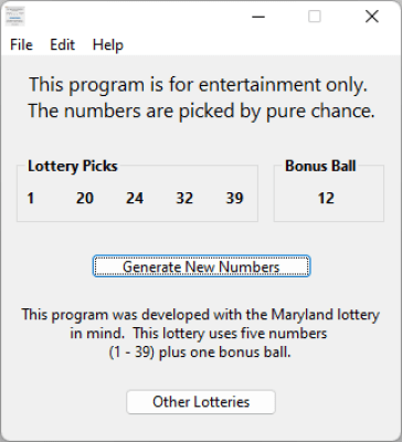 Capture d'écran de l'application Lottery Picks - #2