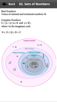 Capture d'écran de l'application Référence des formules mathématiques - #1